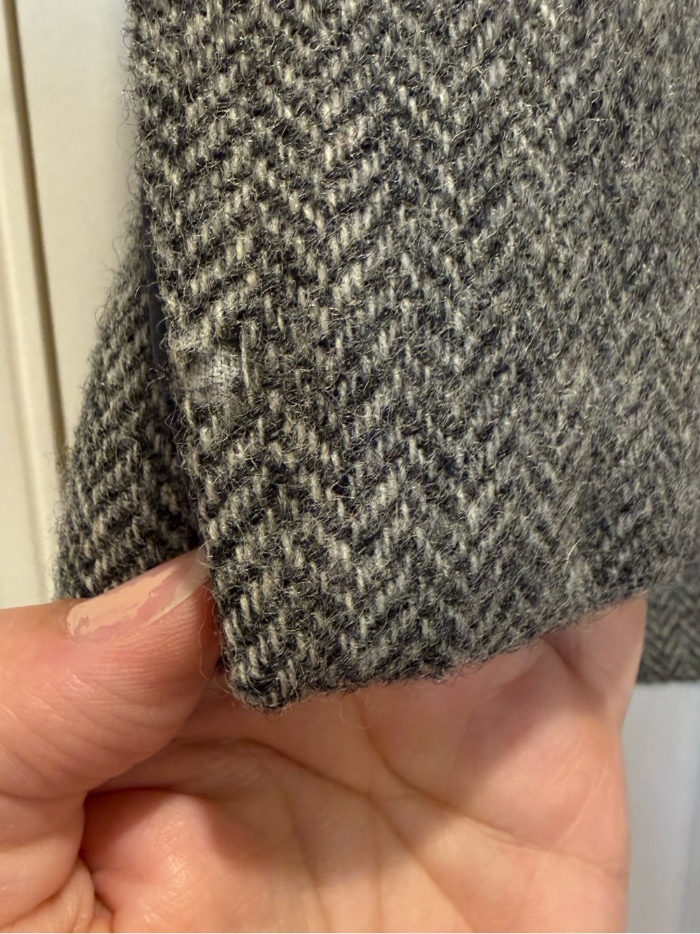J Crew Sommerset Blazer Graphite English Wool Herringbone Preppy Academia Sz 2 - Picture 5 of 12